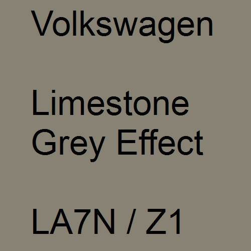 Volkswagen, Limestone Grey Effect, LA7N / Z1.